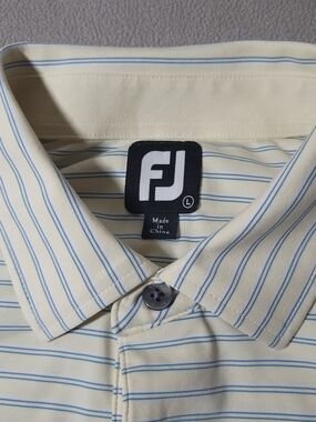 Men's FootJoy Tiburón Golf Club Performance Polo Shirt - Size Large